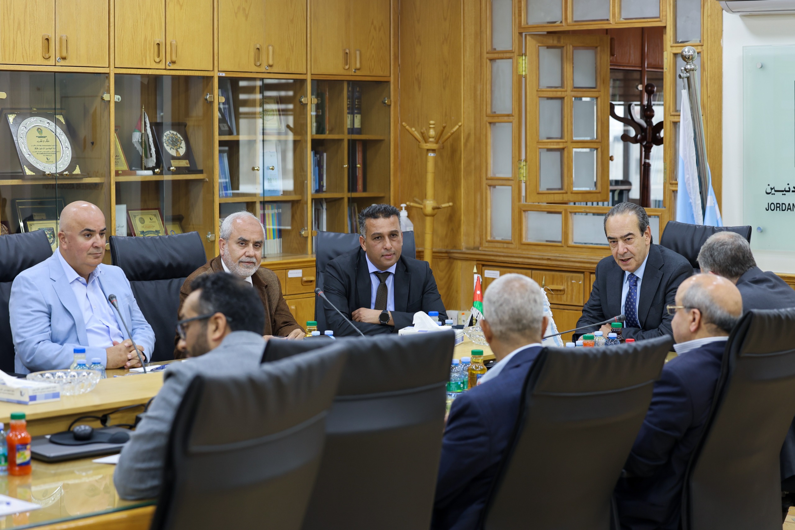 نقيب المهندسين يستقبل رئيس واعضاء جمعية الخرسانة الاردنية