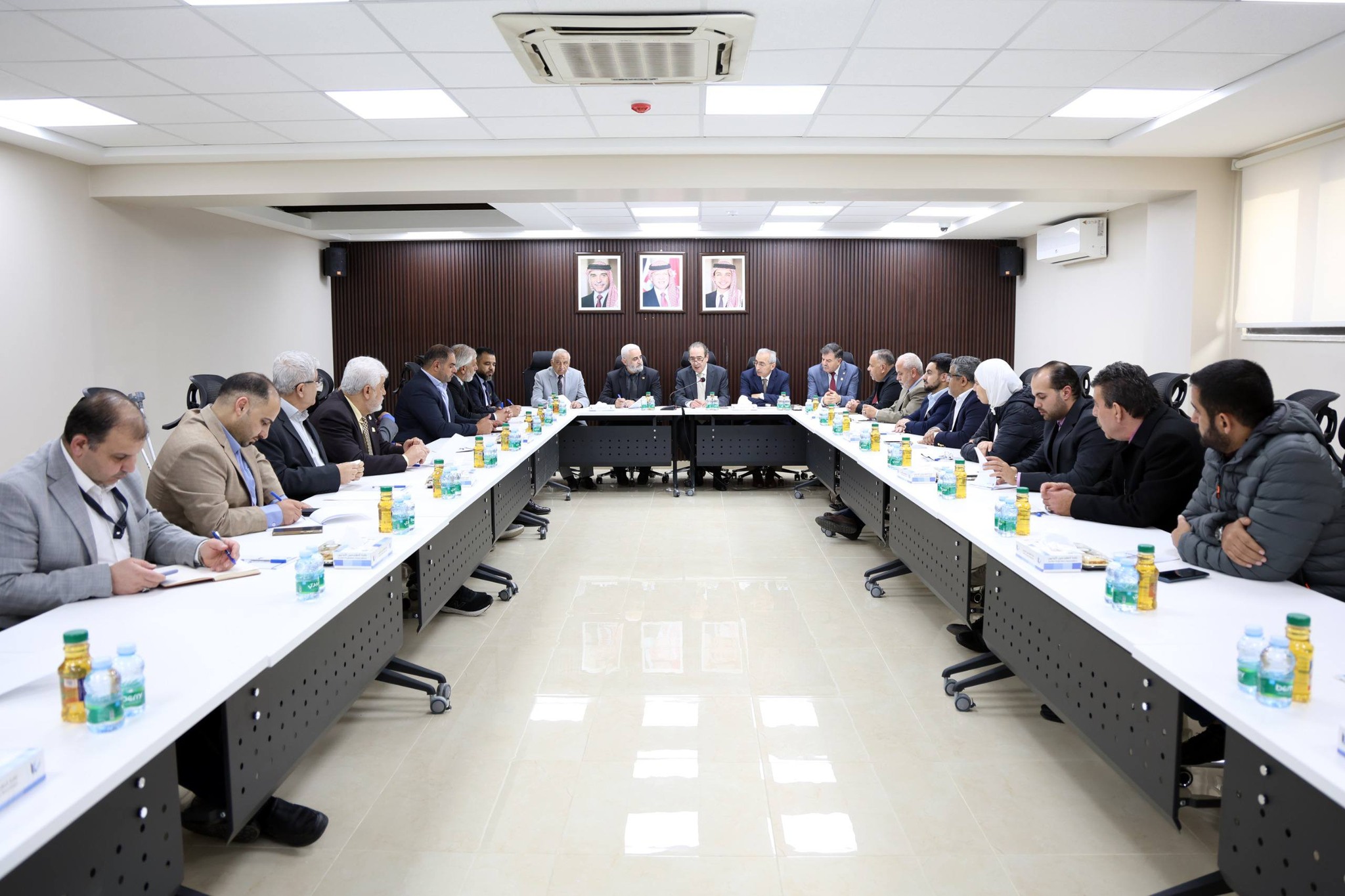 مجلس نقابة المهندسين يلتقي وفد نقابة المهندسين السوريين – فرع درعا